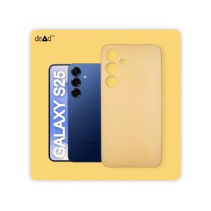 Silicone TPU Back Cover for SAMSUNG Galaxy S25 5G (Light Gold)