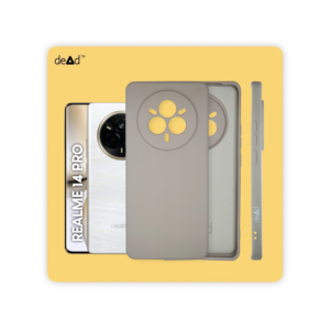 Silicone TPU Back Cover for realme 14 Pro 5G (Stone Grey)