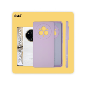 Silicone TPU Back Cover for realme 14 Pro Plus 5G (Lavender)