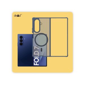 Magnetic Back Cover for SAMSUNG Galaxy Z Fold7 5G (Navy Blue)