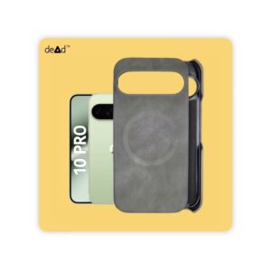 Suede Leather Back Cover for Google Pixel 10 Pro (Stone)