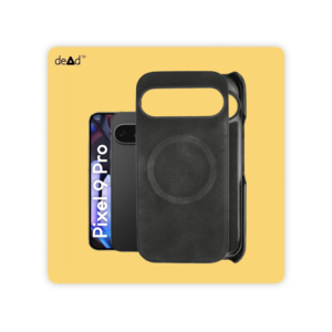 Suede Leather Back Cover for Google Pixel 9 Pro (Black)