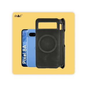 Suede Leather Back Cover for Google Pixel 8A (Black)