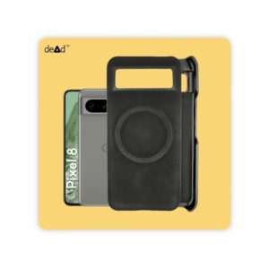 Suede Leather Back Cover for Google Pixel 8 (Black)