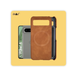 Suede Leather Back Cover for Google Pixel 8 (Tan)