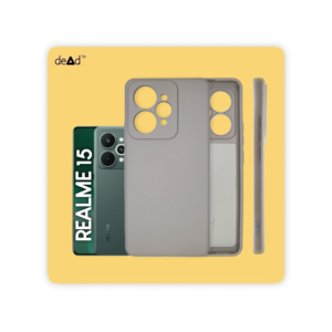 Silicone TPU Back Cover for realme 15 5G (Stone Grey)