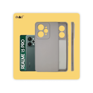 Silicone TPU Back Cover for realme 15 Pro 5G (Stone Grey)