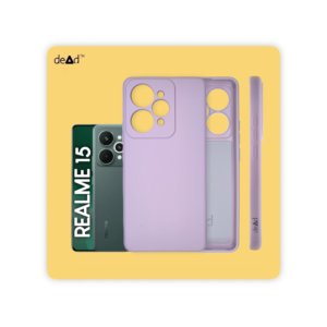 Silicone TPU Back Cover for realme 15 5G (Lavender)