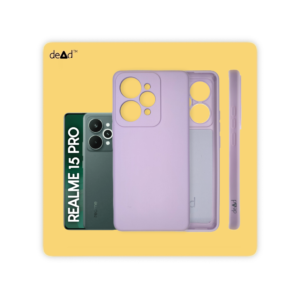 Silicone TPU Back Cover for realme 15 Pro 5G (Lavender)