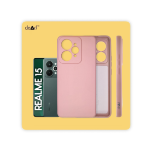 Silicone TPU Back Cover for realme 15 5G (Pink)