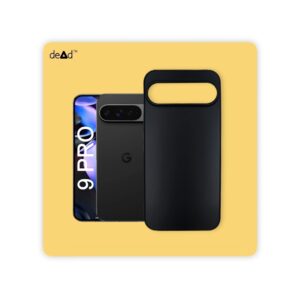 Silicone TPU Back Cover for Google Pixel 9 Pro (Black)