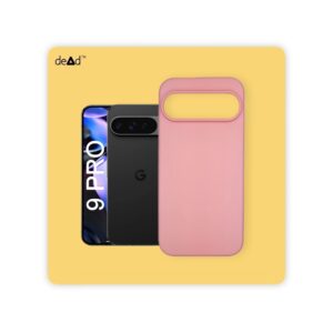 Silicone TPU Back Cover for Google Pixel 9 Pro (Pink)