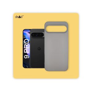 Silicone TPU Back Cover for Google Pixel 9 Pro (Stone Grey)