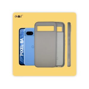 Silicone TPU Back Cover for Google Pixel 8A (Stone Grey)