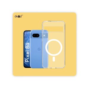 Magentic Back Cover for Google Pixel 8A with Metal Buttons (Magsafe)