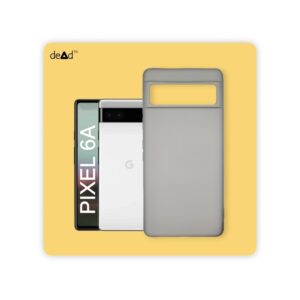 Silicone TPU Back Cover for Google Pixel 6A (Stone Grey)