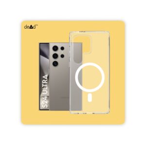 Magnetic Back Cover for SAMSUNG Galaxy S24 Ultra 5G (Transparent)