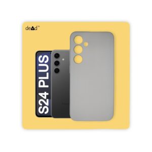 Silicone TPU Back Cover for SAMSUNG Galaxy S24 Plus 5G (Stone Grey)