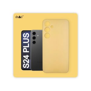 Silicone TPU Back Cover for SAMSUNG Galaxy S24 Plus 5G (Gold)