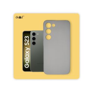 Silicone TPU Back Cover for SAMSUNG Galaxy S23 5G (Stone Grey)