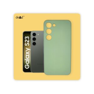 Silicone TPU Back Cover for SAMSUNG Galaxy S23 5G (Gossip Green)