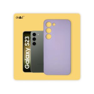 Silicone TPU Back Cover for SAMSUNG Galaxy S23 5G (Lavender)