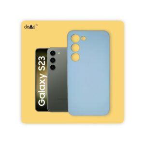Silicone TPU Back Cover for SAMSUNG Galaxy S23 5G (Mist Blue)