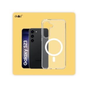 Magnetic Back Cover for SAMSUNG Galaxy S23 5G (Transparent)