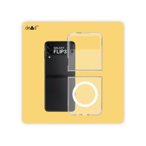 Magnetic Back Cover for SAMSUNG Galaxy Z Flip3 5G (Transparent)