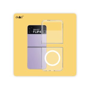 Magnetic Back Cover for SAMSUNG Galaxy Z Flip4 5G (Transparent)