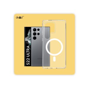 Magnetic Back Cover for SAMSUNG Galaxy S22 Ultra 5G (Transparent)