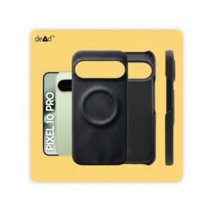 Suede Leather Back Cover for Google Pixel 10 Pro (Black)