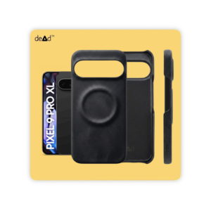 Suede Leather Back Cover for Google Pixel 9 Pro XL (Black)