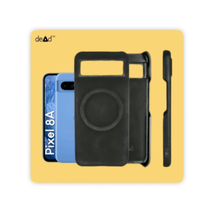Suede Leather Back Cover for Google Pixel 8A (Black)