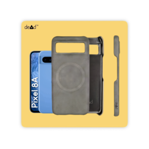 Suede Leather Back Cover for Google Pixel 8A (Stone)
