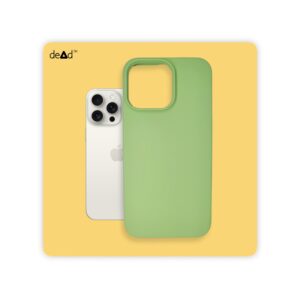 Silicone Back Cover for APPLE iPhone 15 Pro (Gossip Green)