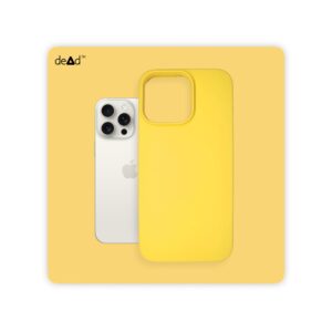 Silicone Back Cover for APPLE iPhone 15 Pro (Yellow)