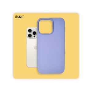 Silicone Back Cover for APPLE iPhone 15 Pro (Lavender)