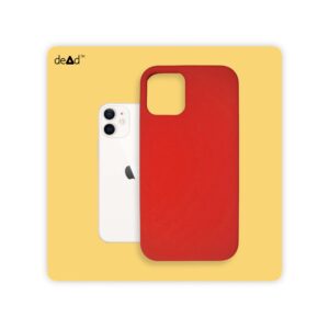 Silicone Back Cover for Apple iPhone 12 Mini (Red)