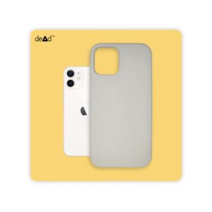 Silicone Back Cover for Apple iPhone 12 Mini (Stone Grey)