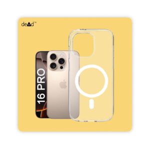 Magnetic Back Cover for APPLE iPhone 16 Pro (Transparent)
