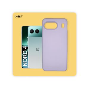 Silicone TPU Back Cover for OnePlus Nord 4 5G (Lavender)