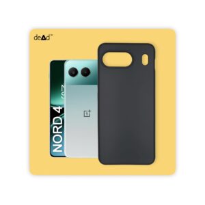 Silicone TPU Back Cover for OnePlus Nord 4 5G (Black)