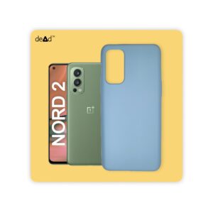 Silicone TPU Back Cover for OnePlus Nord 2 5G (Mist Blue)