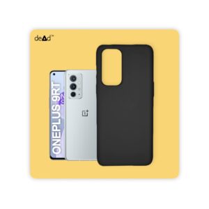Silicone TPU Back Cover for OnePlus 9RT 5G (Black)