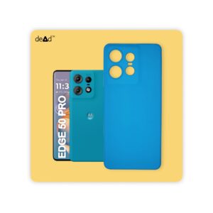 Silicone TPU Back Cover for Motorola Edge 50 Pro 5G (Blue)