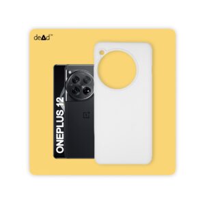 Silicone TPU Back Cover for OnePlus 12 (White)