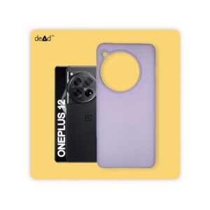 Silicone TPU Back Cover for OnePlus 12 (Lavender)