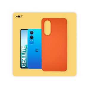Silicone TPU Back Cover for OnePlus Nord CE 4 Lite 5G (Orange)