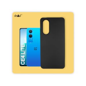 Silicone TPU Back Cover for OnePlus Nord CE 4 Lite 5G (Black)